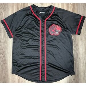 Excision Headbanger Baseball Jersey Tour Men's L EDM Electronic Music DJ T-Rex